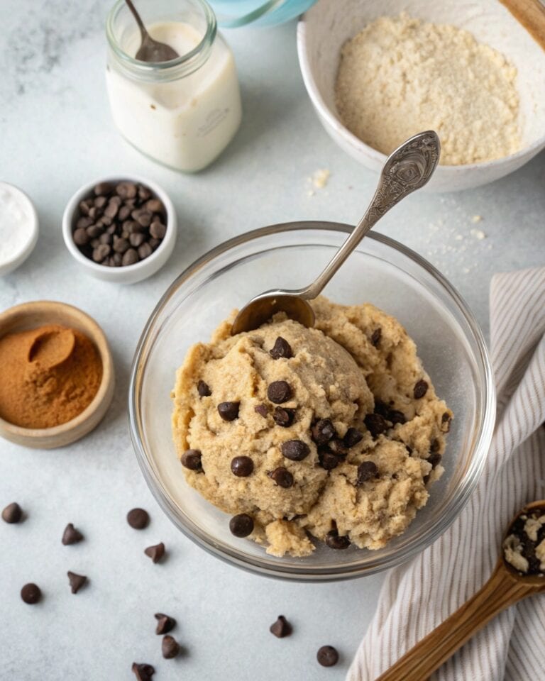 High Protein Cookie Dough No Eggs