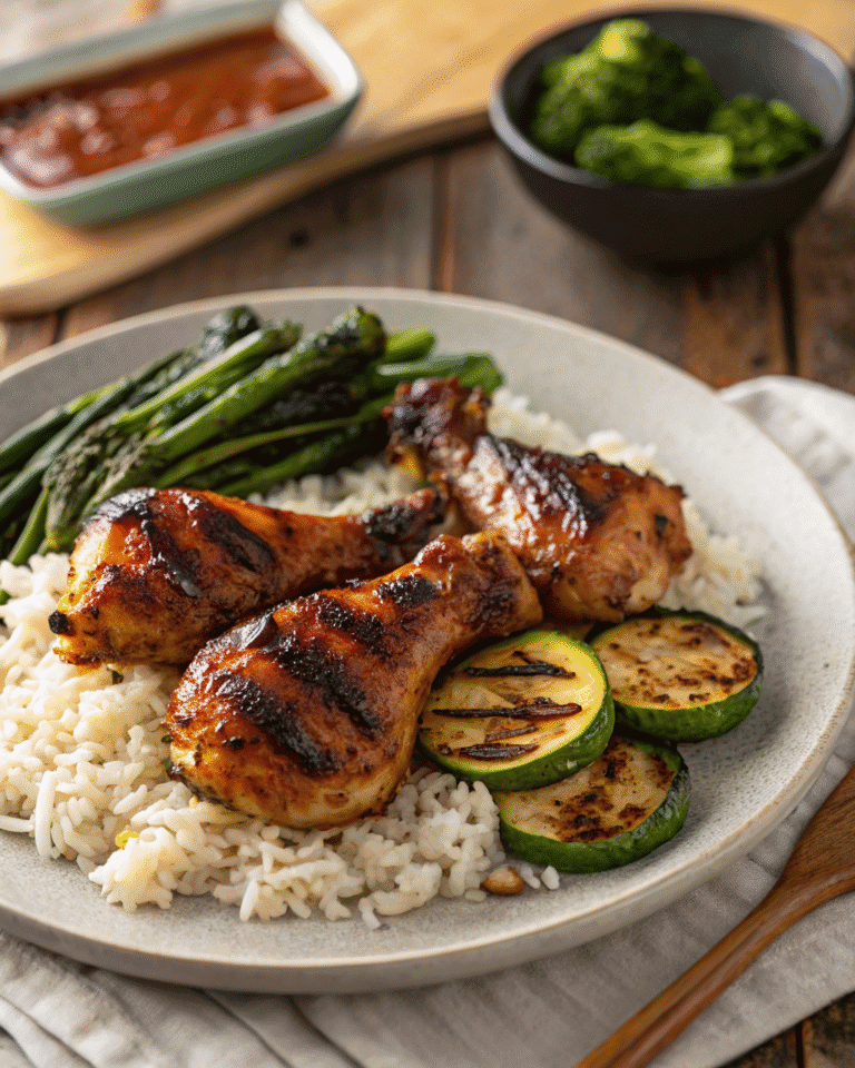 The Best Grilled Bourbon Chicken Recipe (High Protein Meal Prep Base)